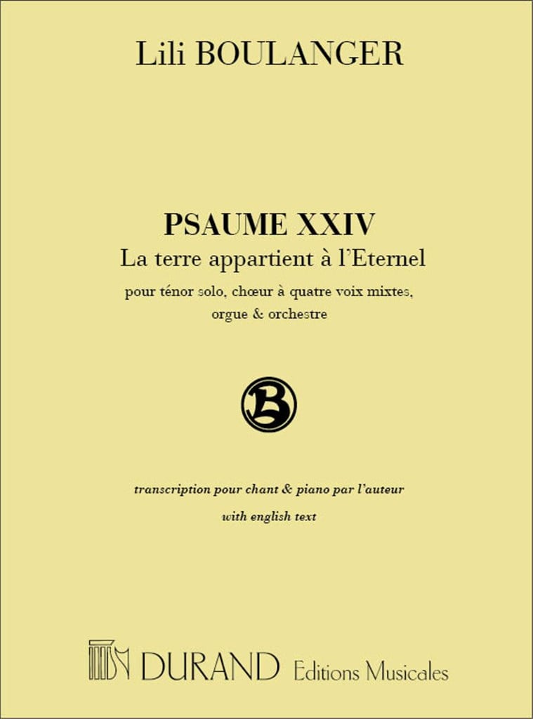 Psaume 24 La Terre Appartient A L'Eternel